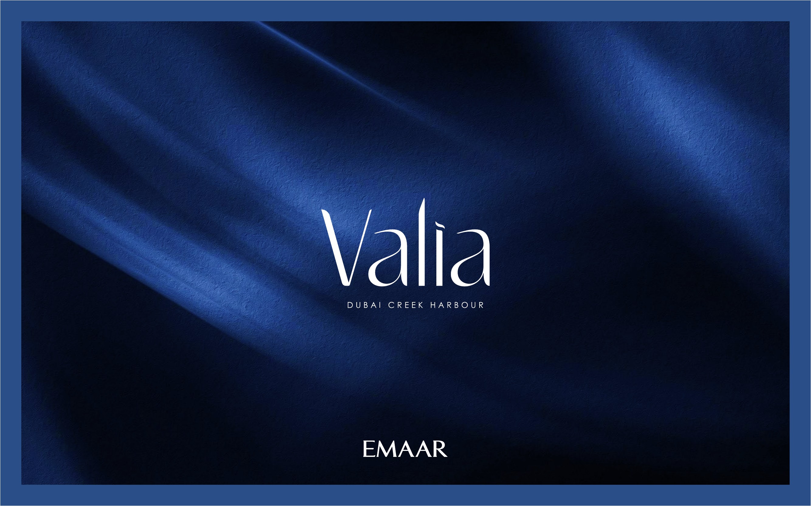 Portada del proyecto Valia Dubai Creek Harbour (render de página)
